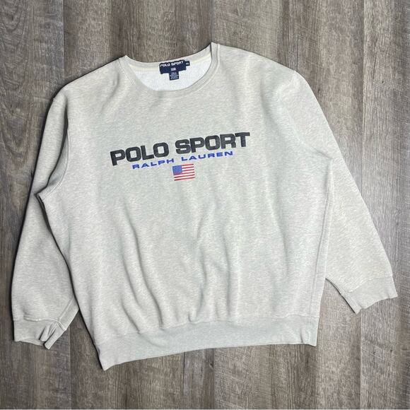 Polo Sport Gray Crewneck Sweatshirt Size XXL - Picture 10 of 10